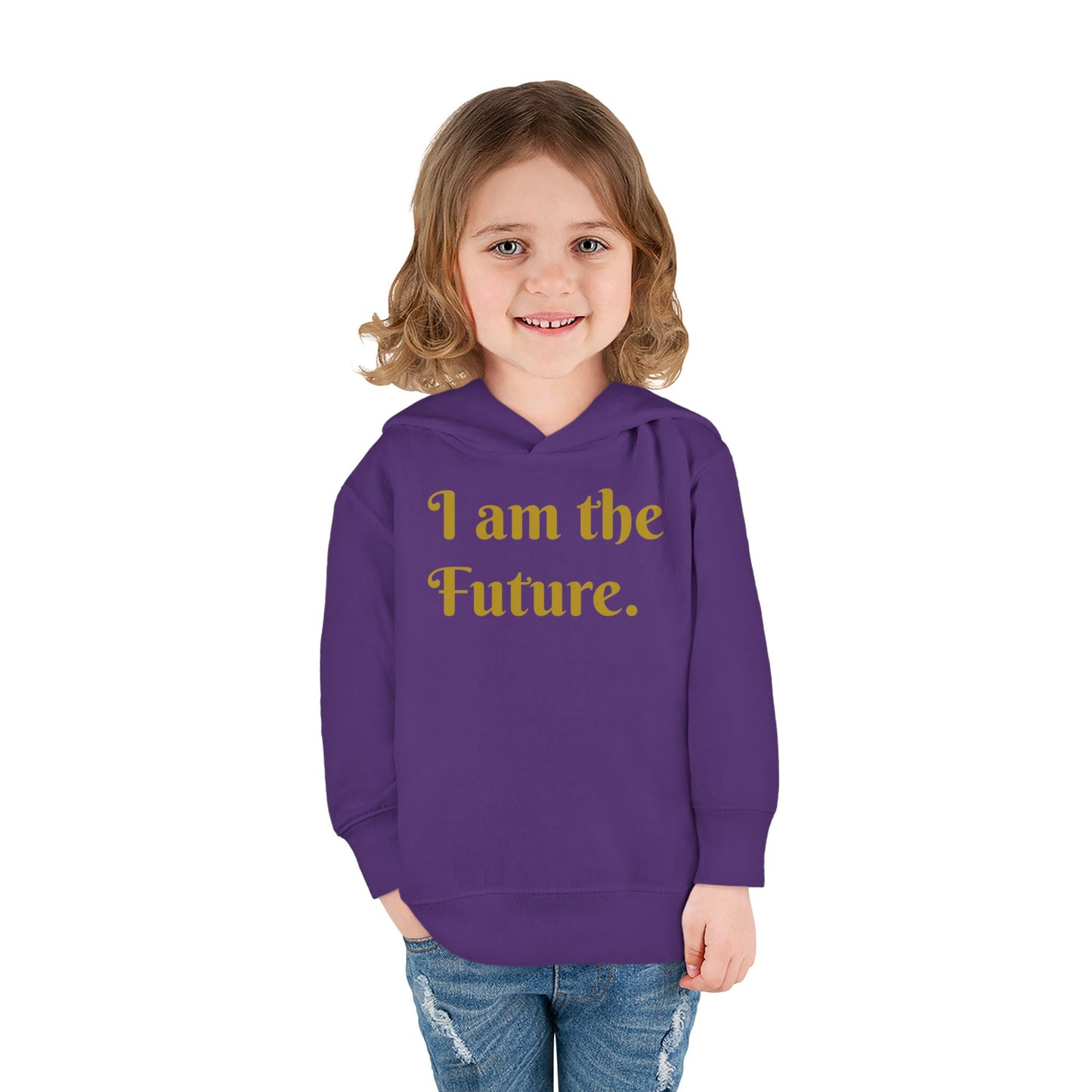 HLE Toddler Fleece Hoodie - I Am the Future & Hustle's League Design