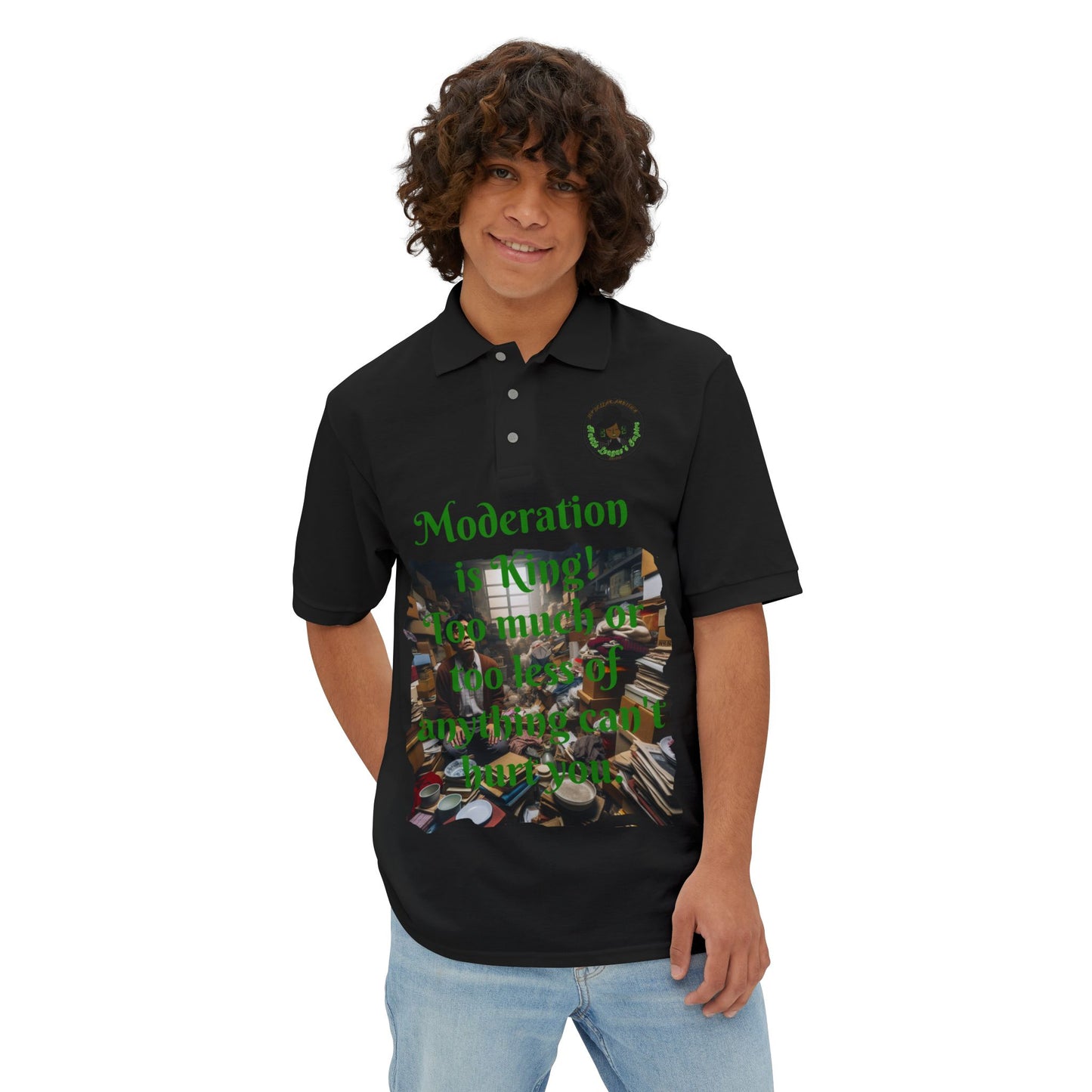 HLE Men's Piqué Polo