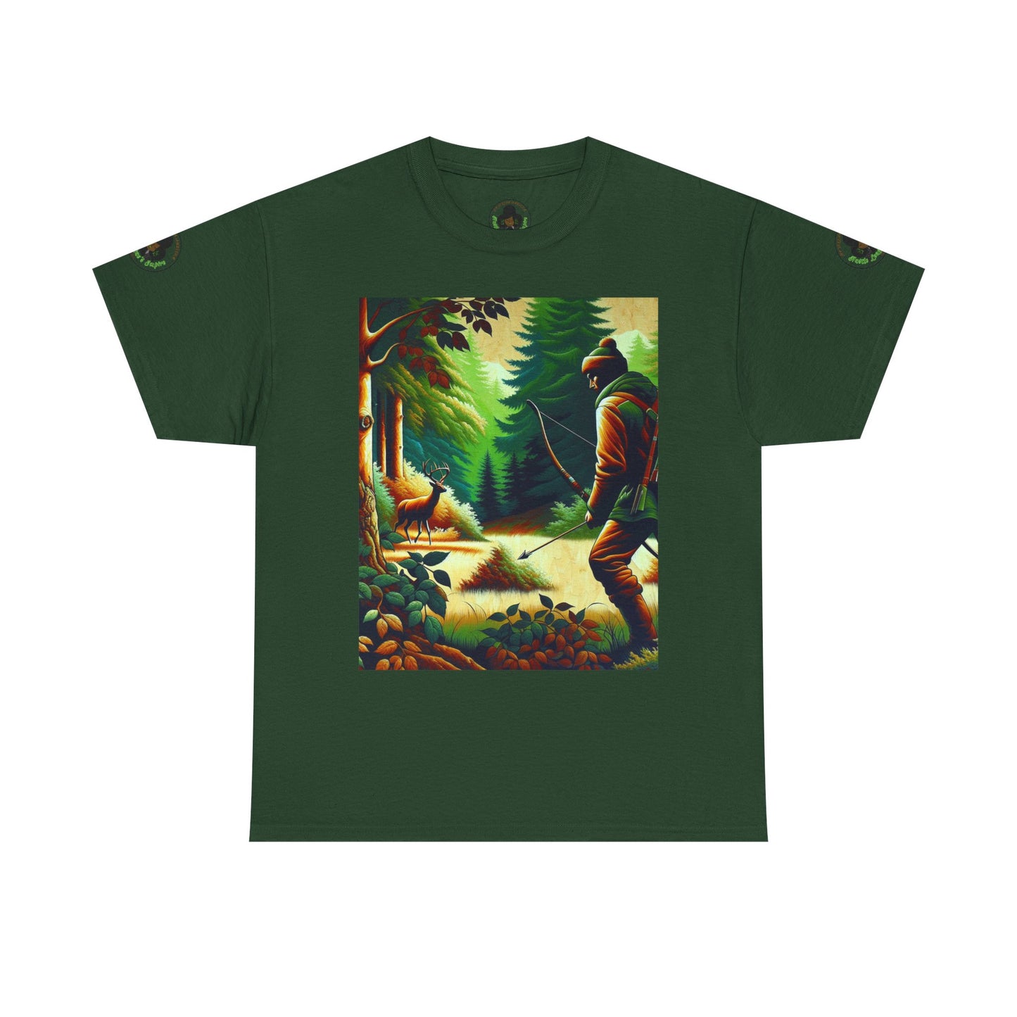 Hustle League's Empire Unisex Heavy Cotton Tee - Vintage Hunting Graphic T-Shirt