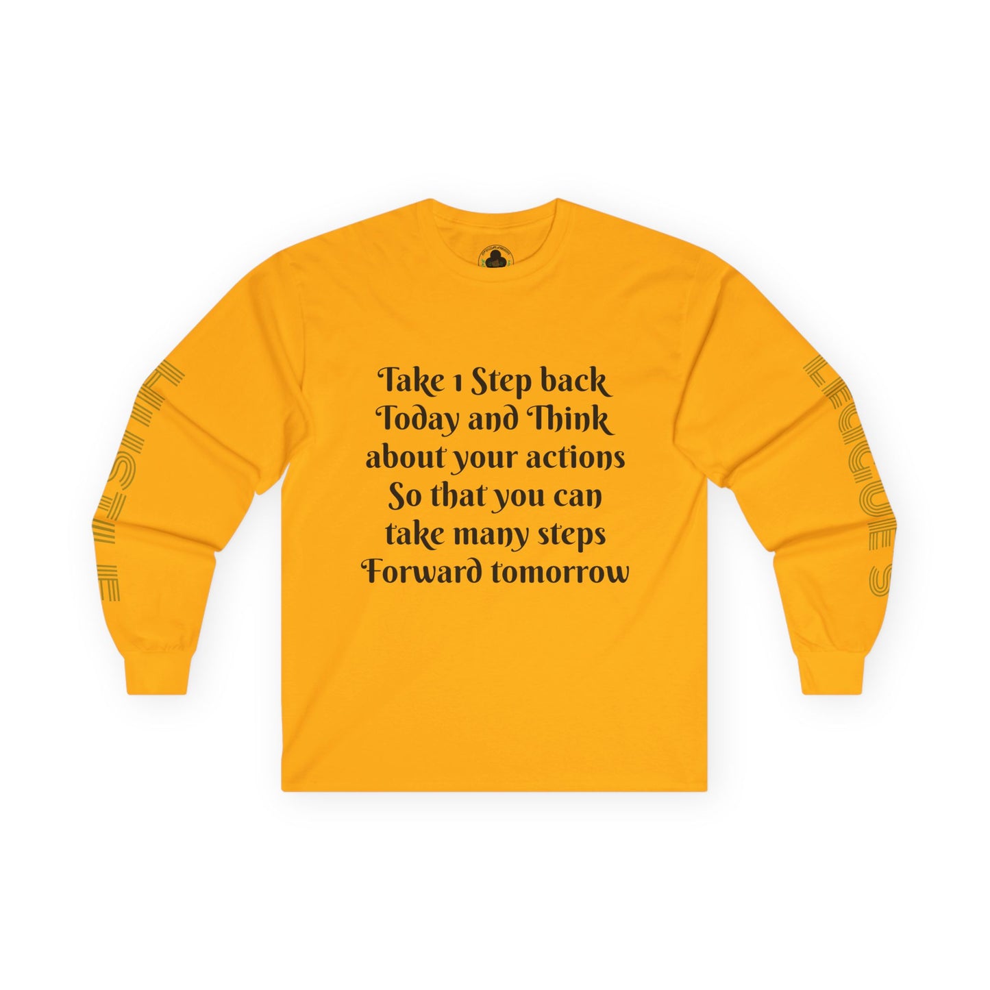 HLE Inspirational Long Sleeve Tee - Empowerment Quote & Graphic