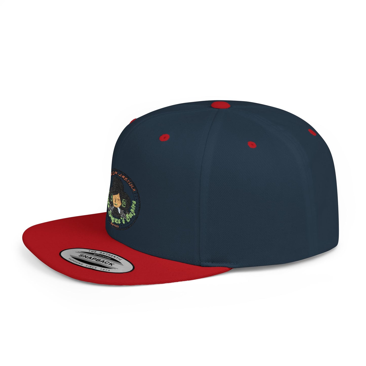 HLE Flat Bill Snapback Hat - Stylish, Trendy Cap for Everyday Wear