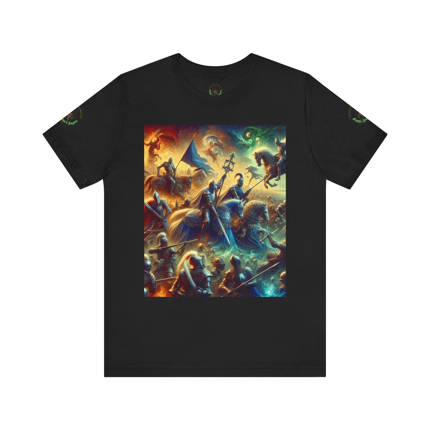 Camiseta unisex Epic HLE: gráfico llamativo en la parte delantera y motivación en la espalda