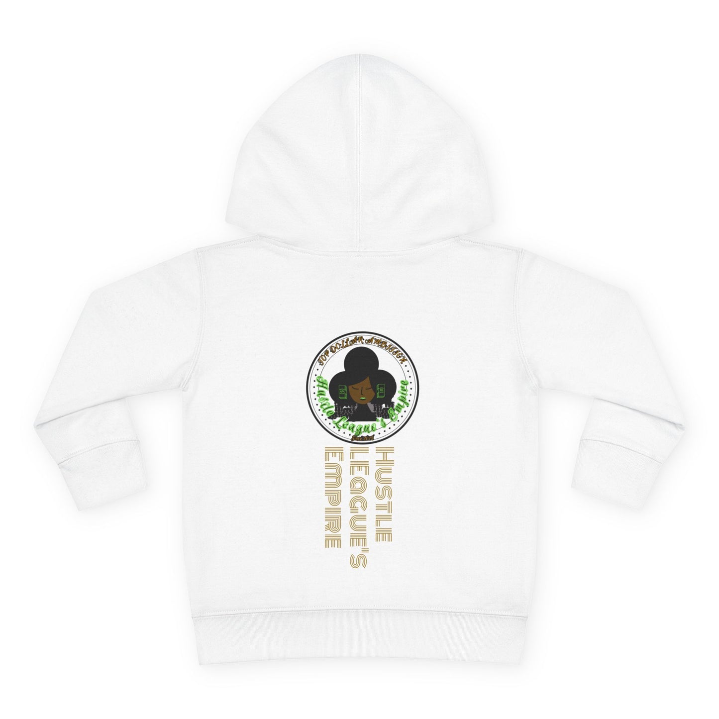 Empowering Toddler Fleece Hoodie - "I Eat Peer Pressure"