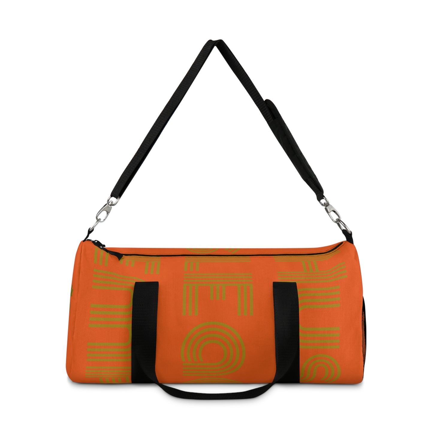 Orange Duffel Bag- Perfect for Travel and Gym
