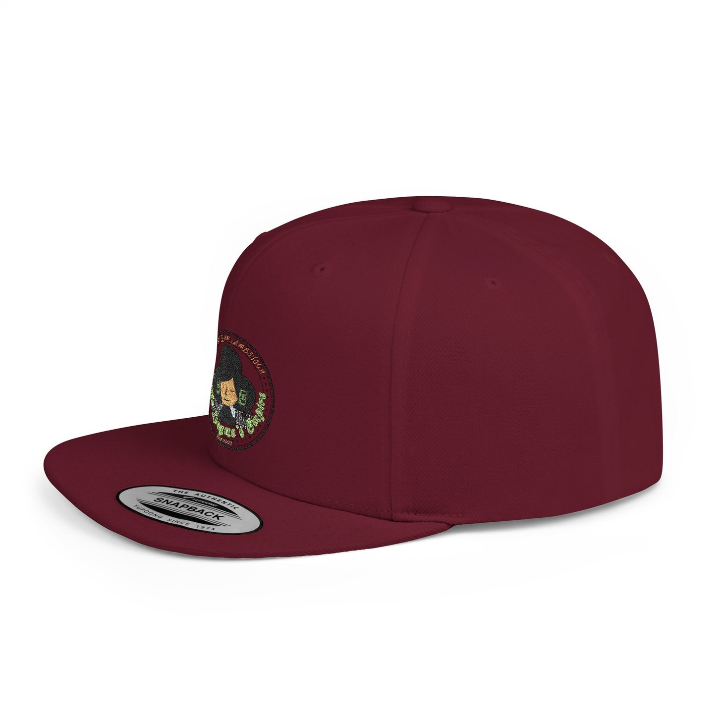 HLE Flat Bill Snapback Hat - Stylish, Trendy Cap for Everyday Wear