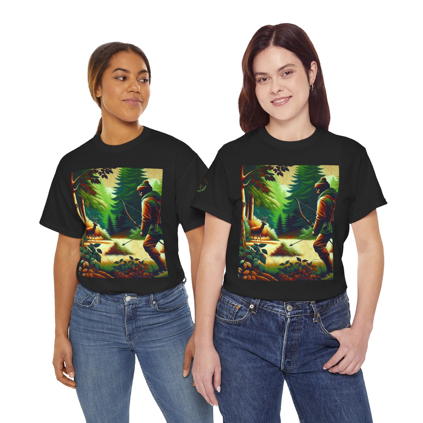 Hustle League's Empire Unisex Heavy Cotton Tee - Vintage Hunting Graphic T-Shirt