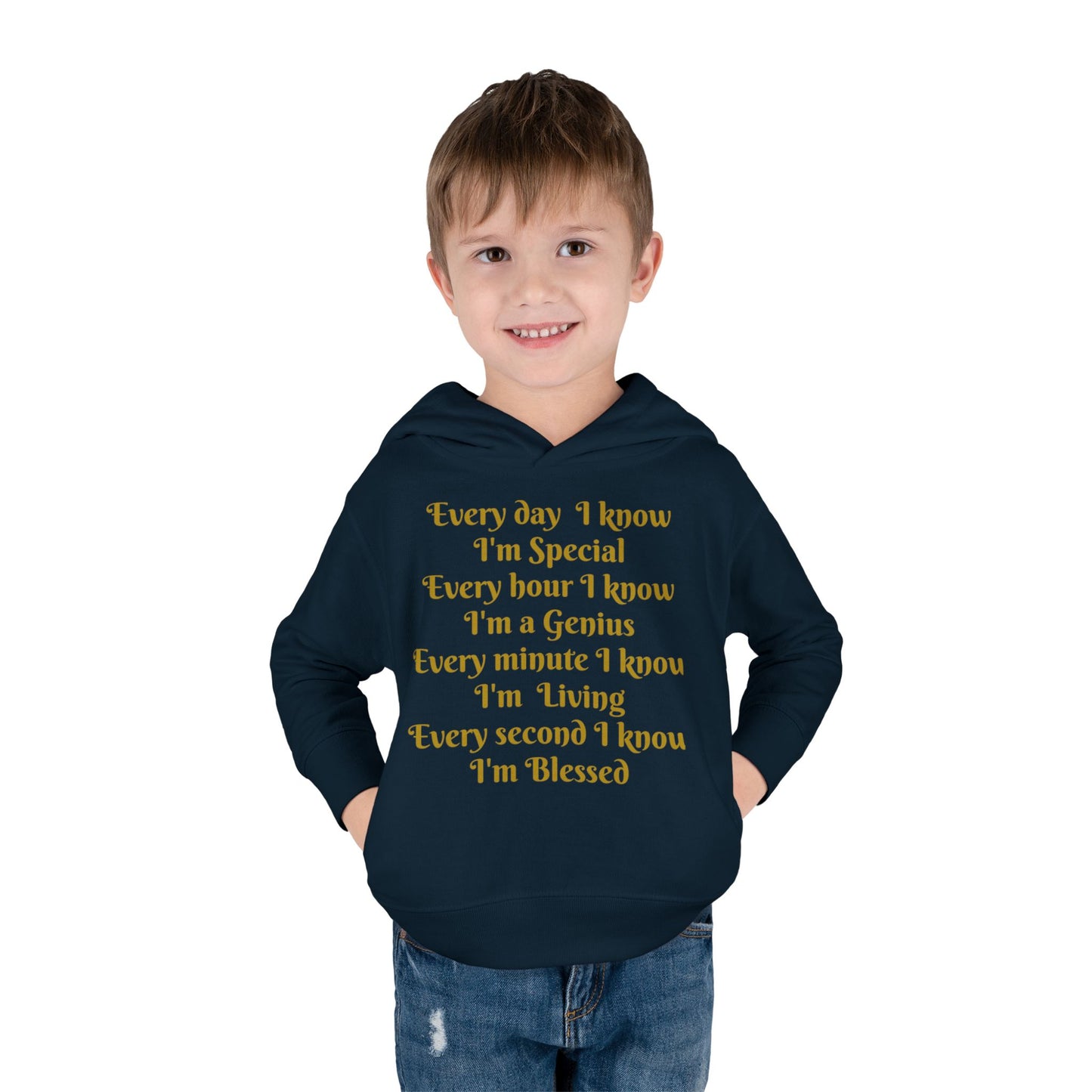 HLE Toddler Fleece Hoodie - Inspirational Design