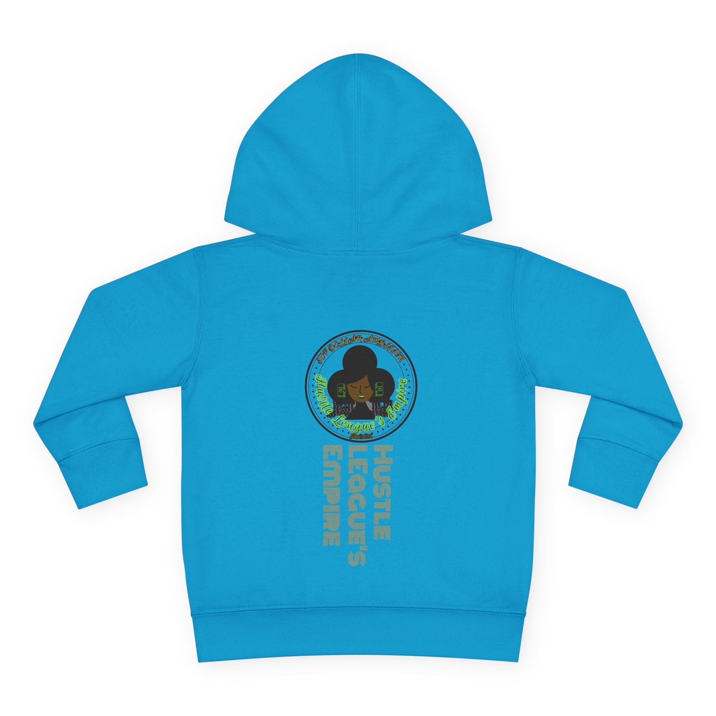 Empowering Toddler Fleece Hoodie - "I Eat Peer Pressure"