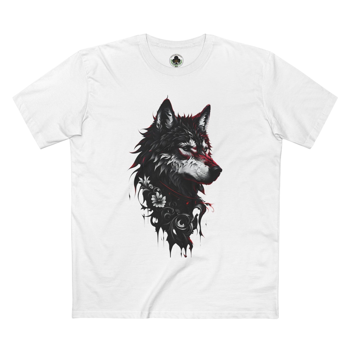 HLE Wild Spirit Graphic Tee - Fierce Wolf & Tiger Design
