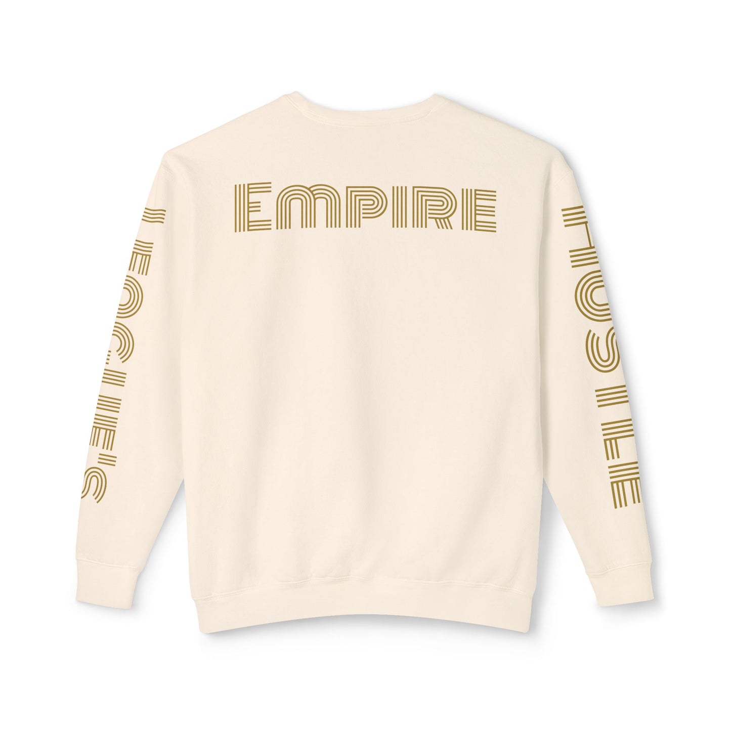 Unisex Lightweight Crewneck Sweatshirt - 'Empire Hustle' Urban Art Design