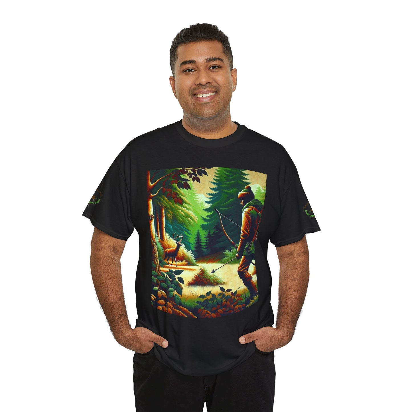 Hustle League's Empire Unisex Heavy Cotton Tee - Vintage Hunting Graphic T-Shirt