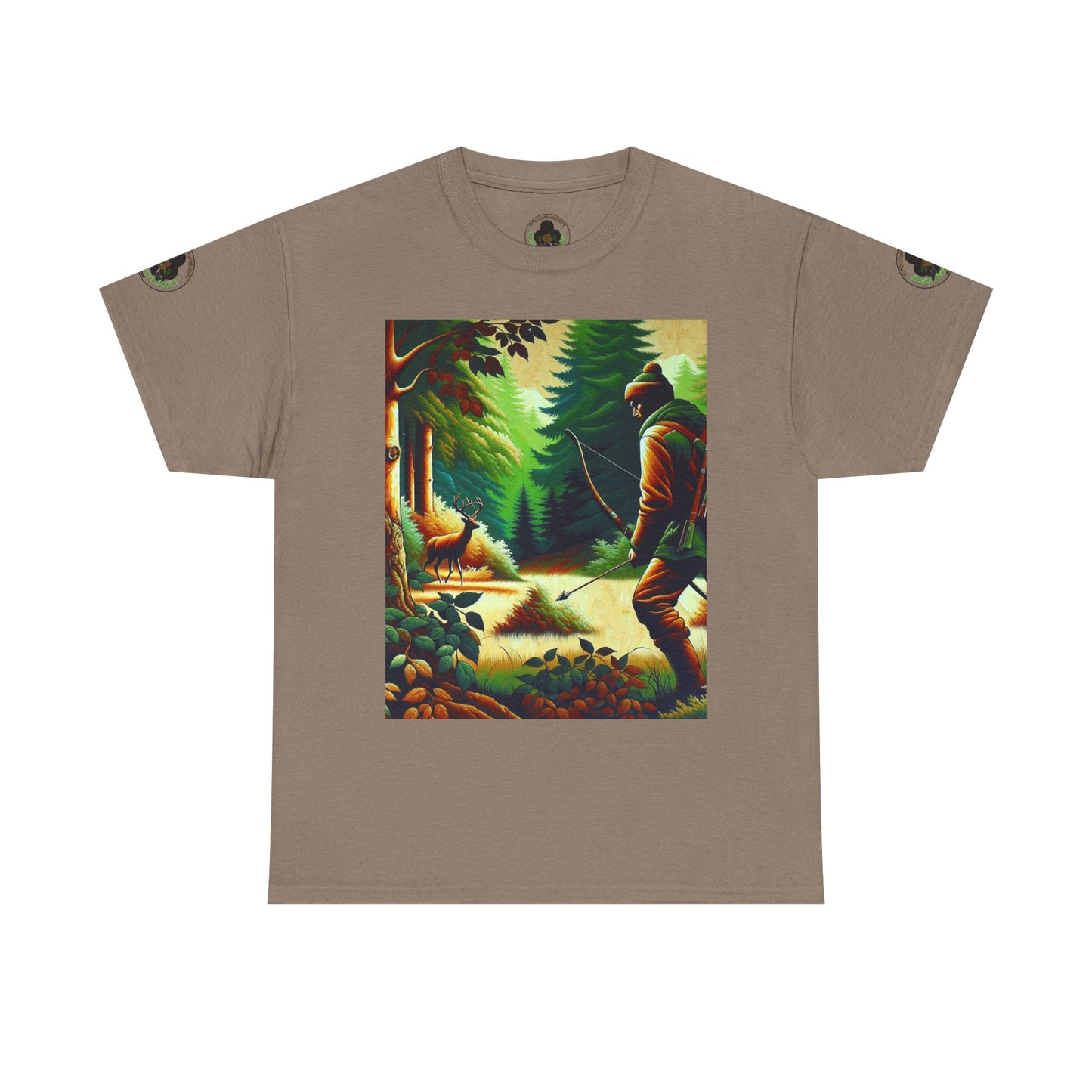 Hustle League's Empire Unisex Heavy Cotton Tee - Vintage Hunting Graphic T-Shirt