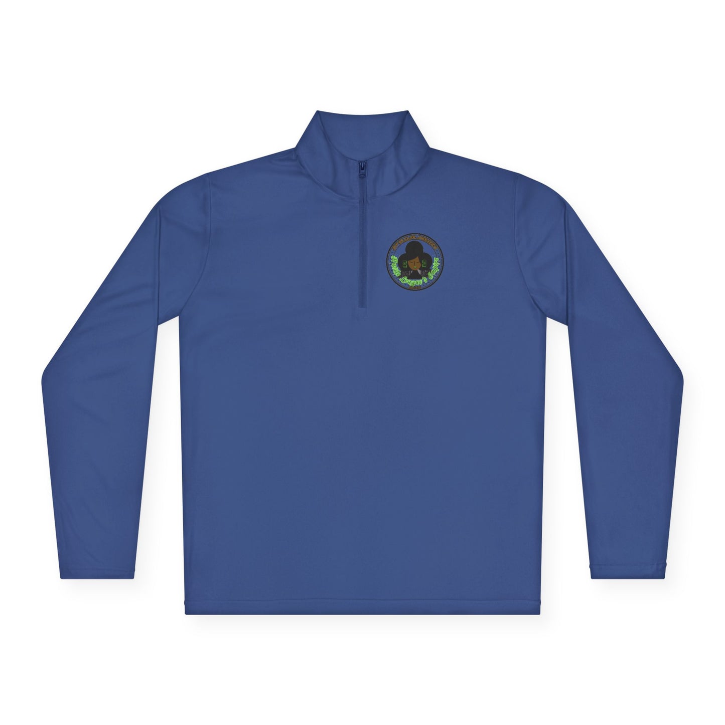 Unisex Quarter-Zip Pullover - Hustle Empire with Motivational Quotes