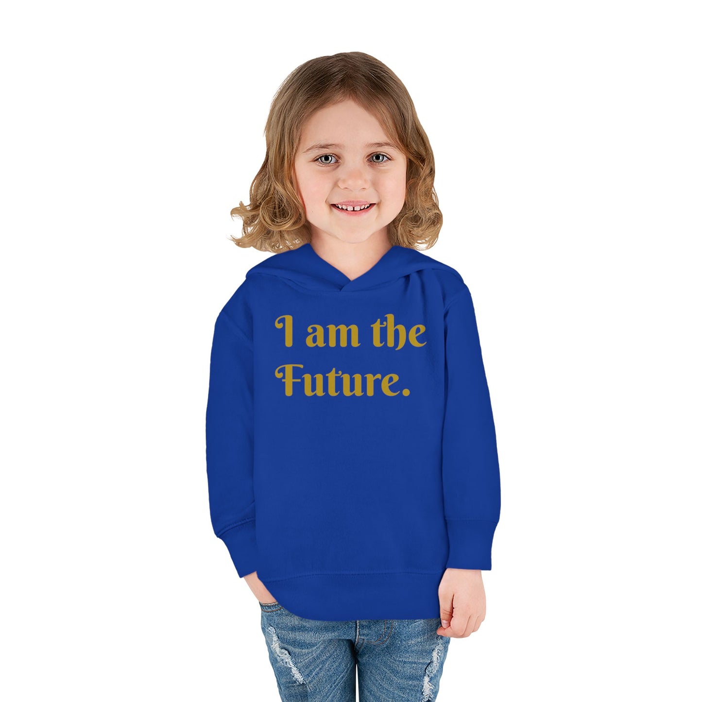 HLE Toddler Fleece Hoodie - I Am the Future & Hustle's League Design