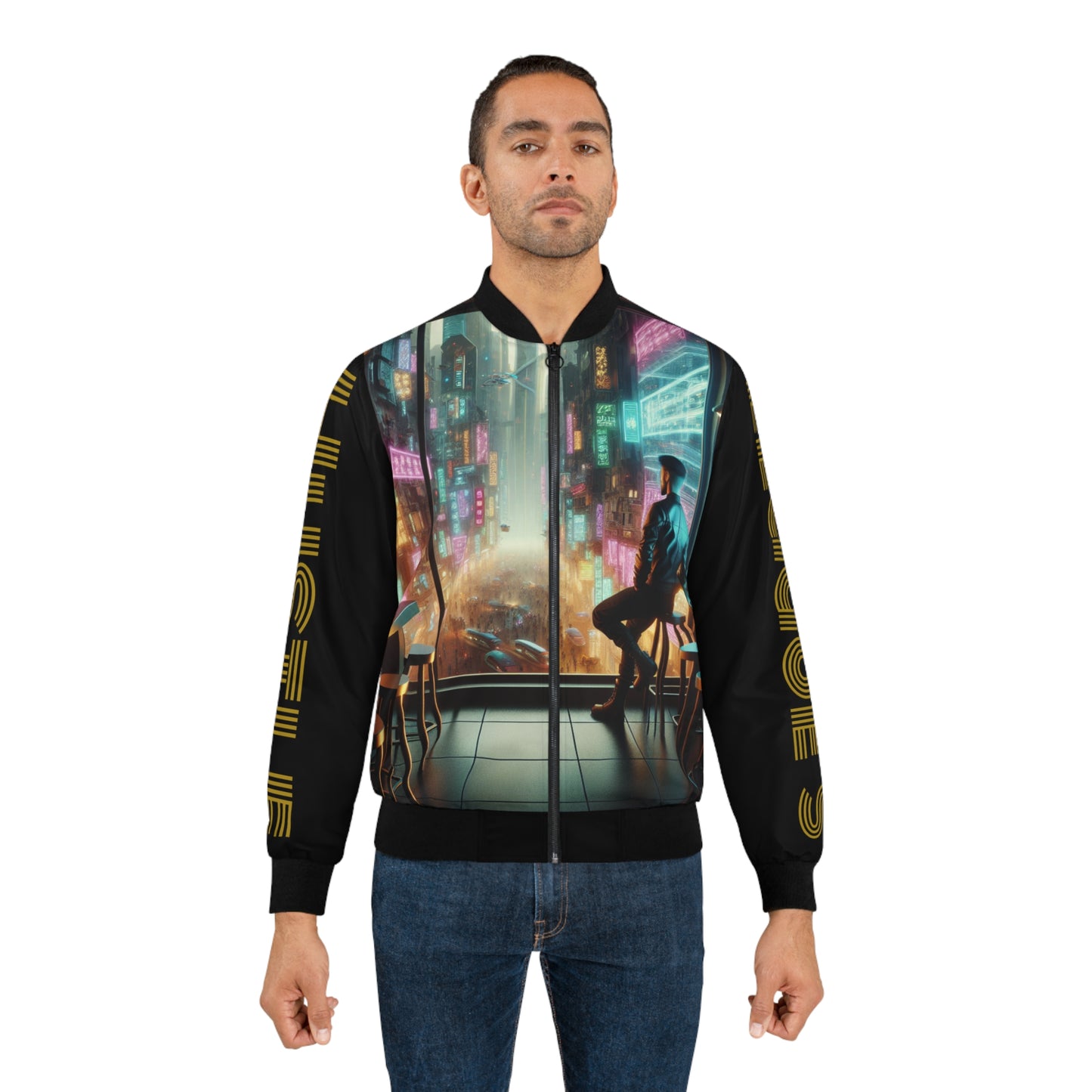 HLE Bomber Jacket - Cafe Design
