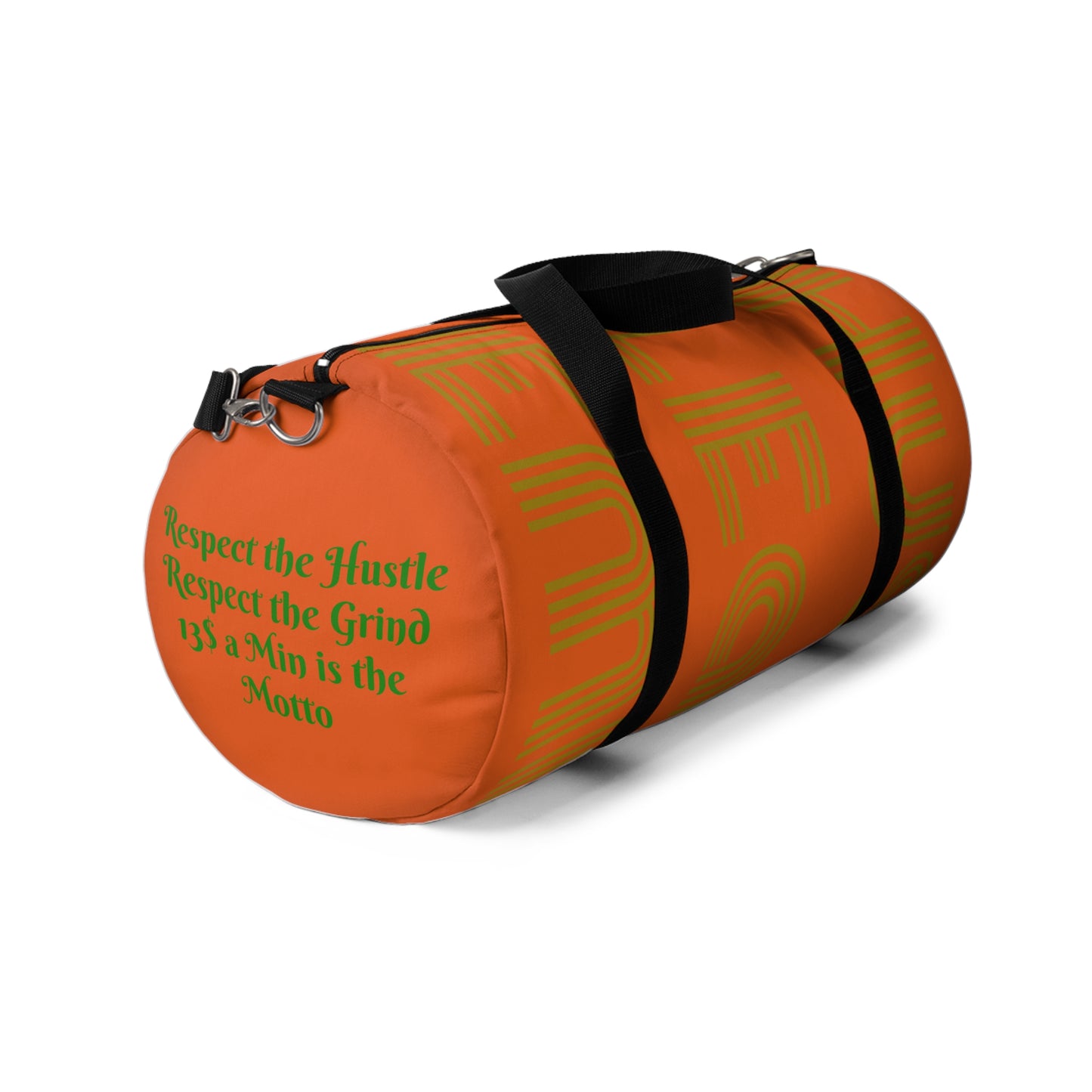 Orange Duffel Bag- Perfect for Travel and Gym