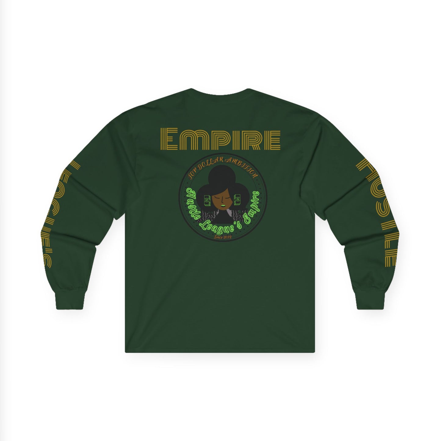 HLE Inspirational Long Sleeve Tee - Empowerment Quote & Graphic