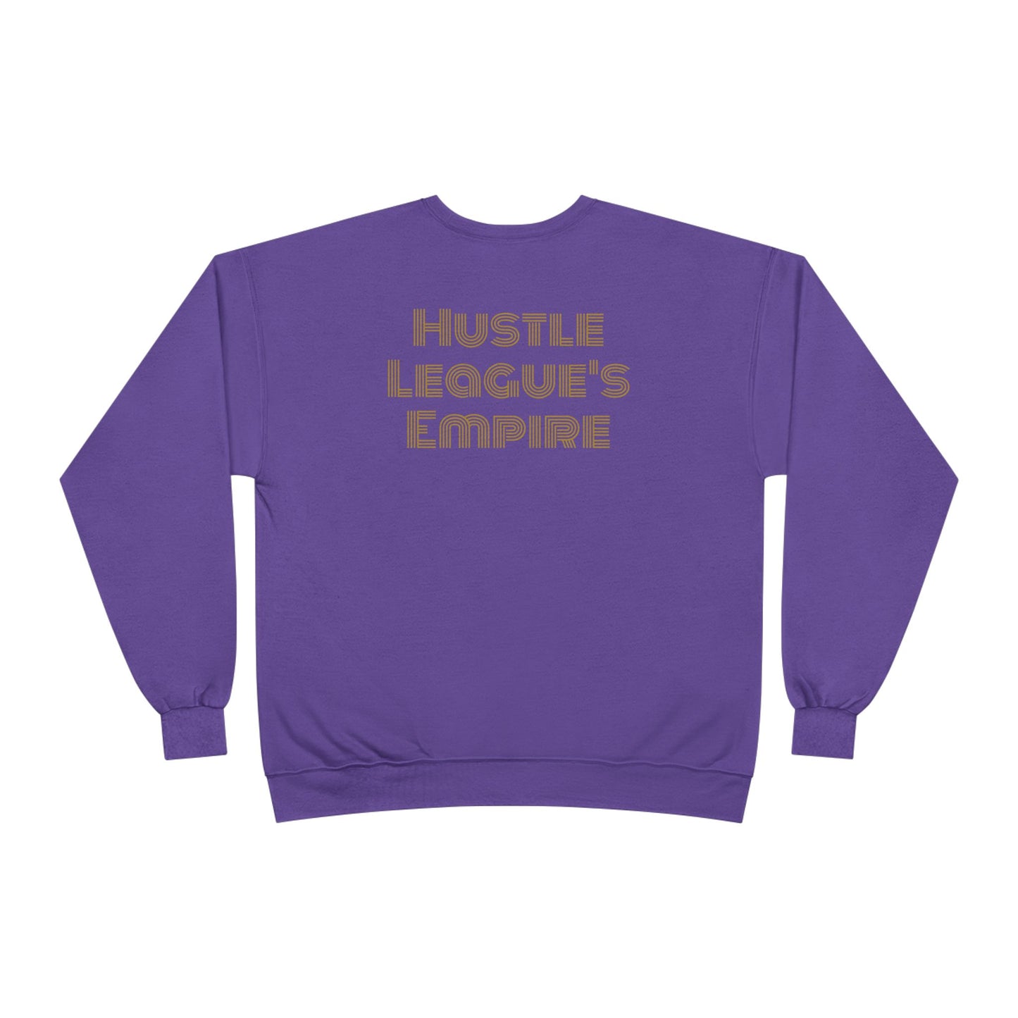 Hustle League's Empire Unisex EcoSmart Crewneck Sweatshirt - Motivational Vintage Style