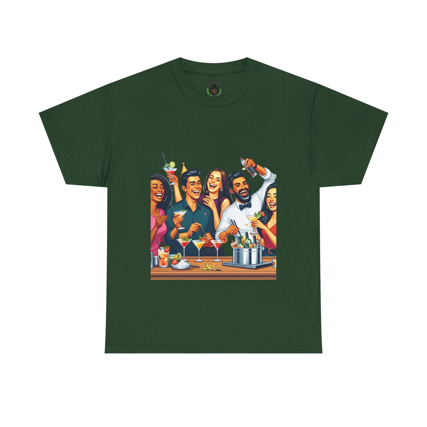Hustle League Unisex Heavy Cotton Tee - Celebrate Friendship & Fun Nights Out