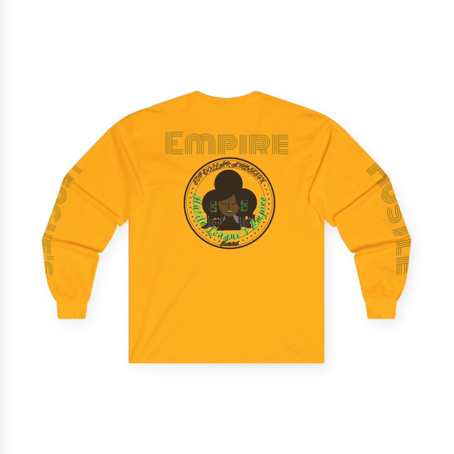 HLE Inspirational Long Sleeve Tee - Empowerment Quote & Graphic