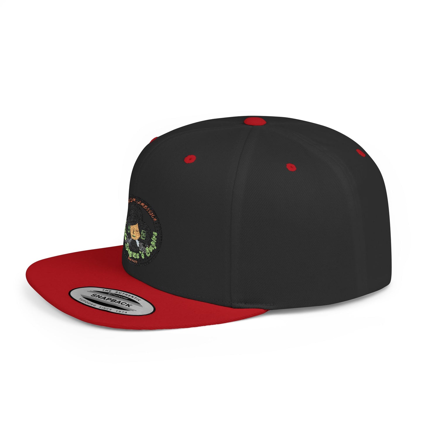 HLE Flat Bill Snapback Hat - Stylish, Trendy Cap for Everyday Wear