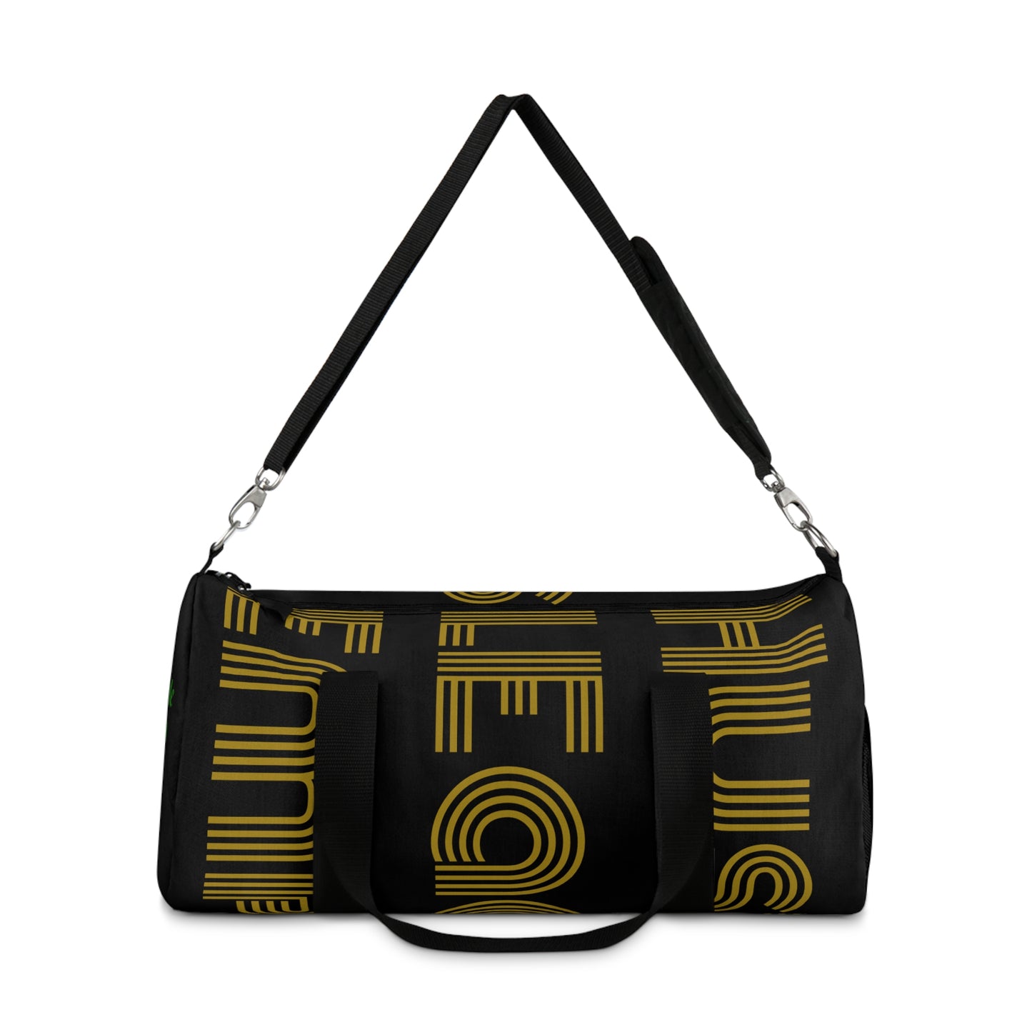 HLE Black Duffel Bag- Perfect for Travel and Gym