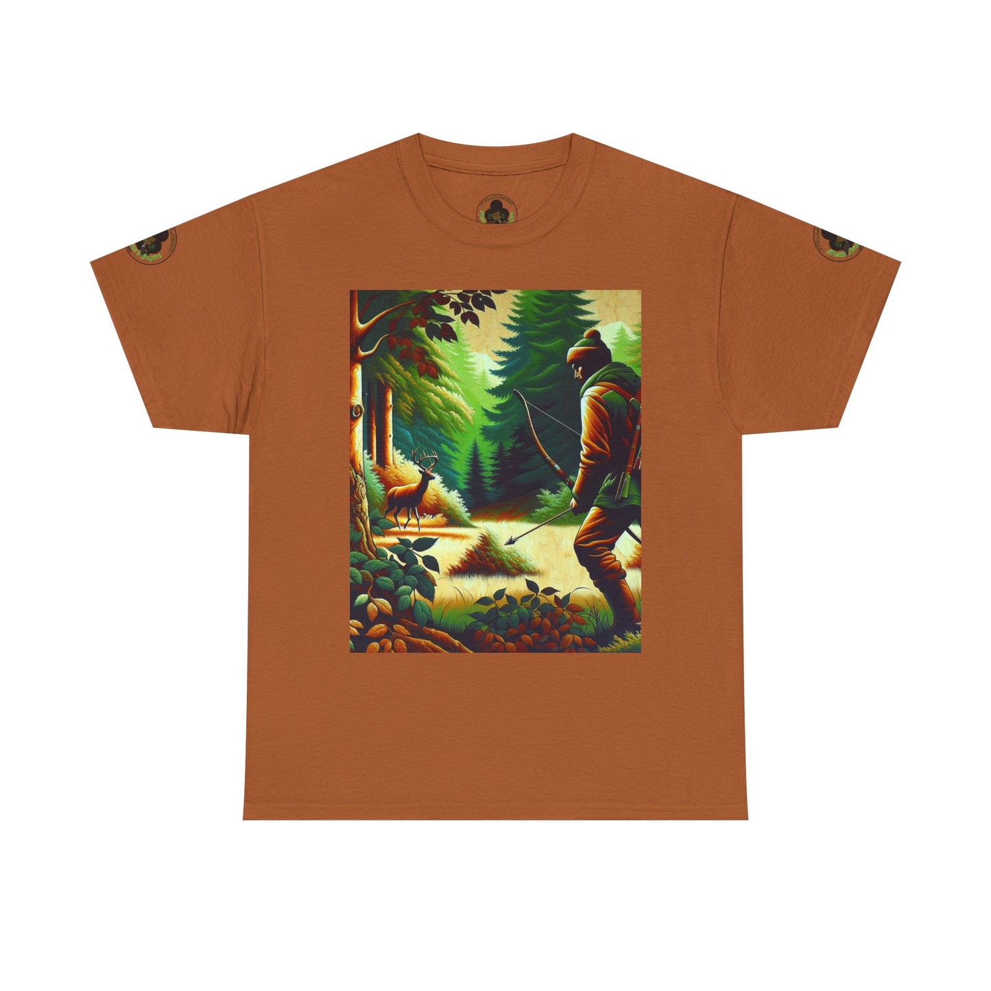 Hustle League's Empire Unisex Heavy Cotton Tee - Vintage Hunting Graphic T-Shirt