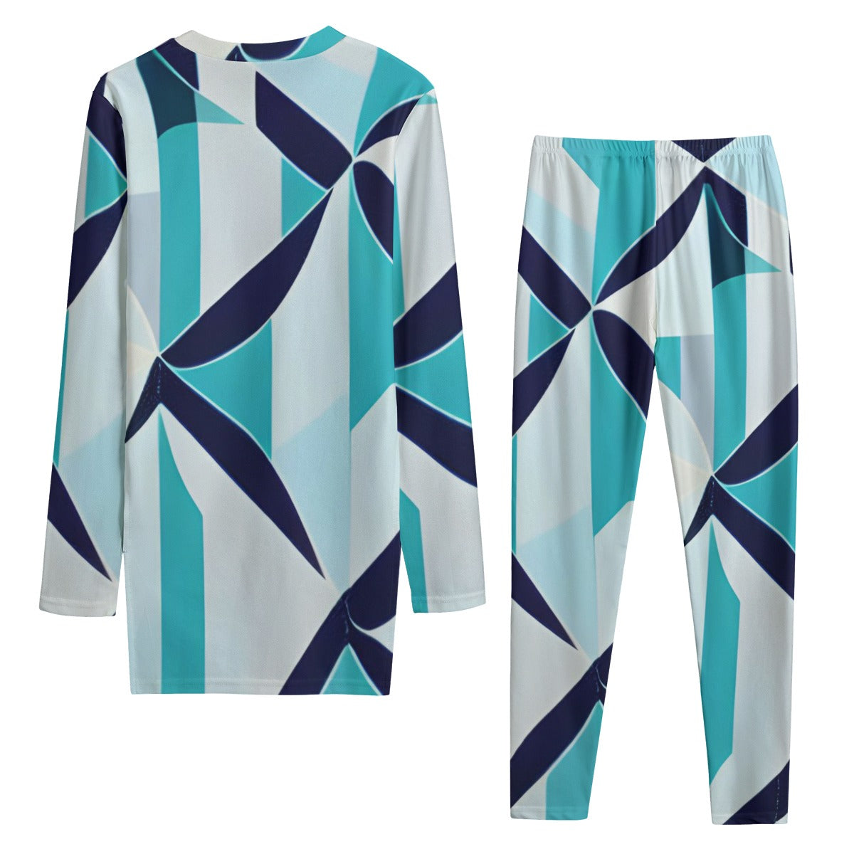 Women's Side Split T-shirt Set
