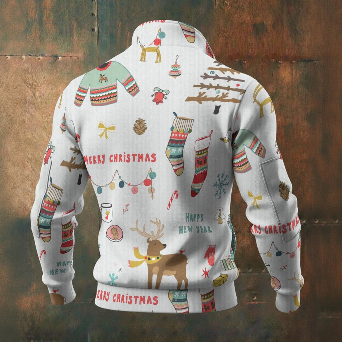 Men's Thick Knit Fleece Jacket