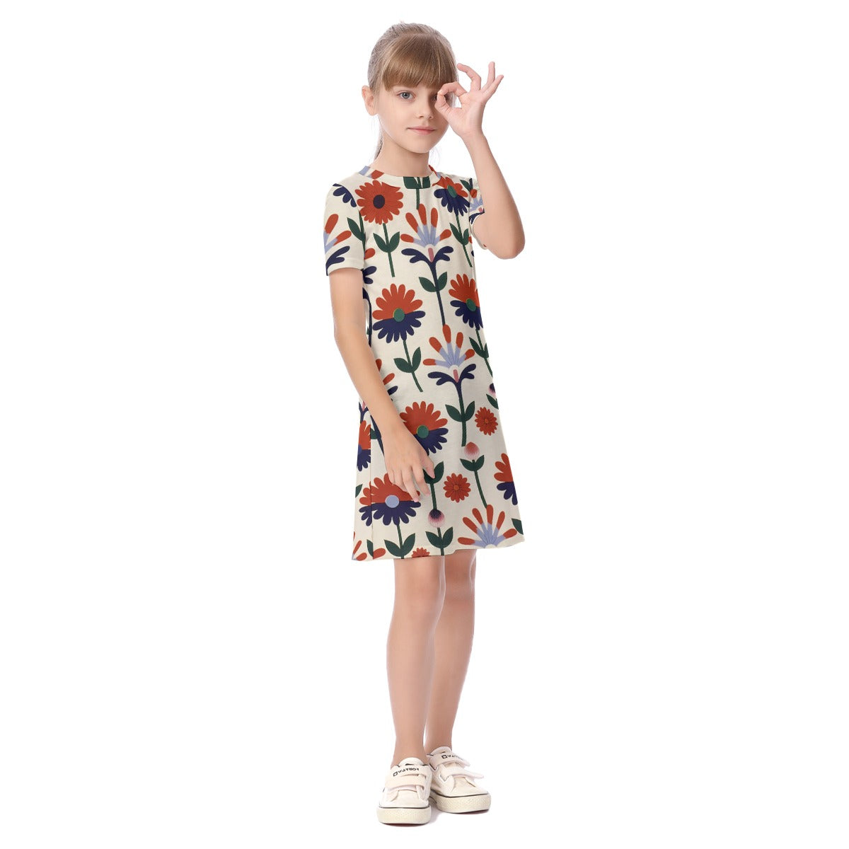 Kid's Short Sleeve Dress