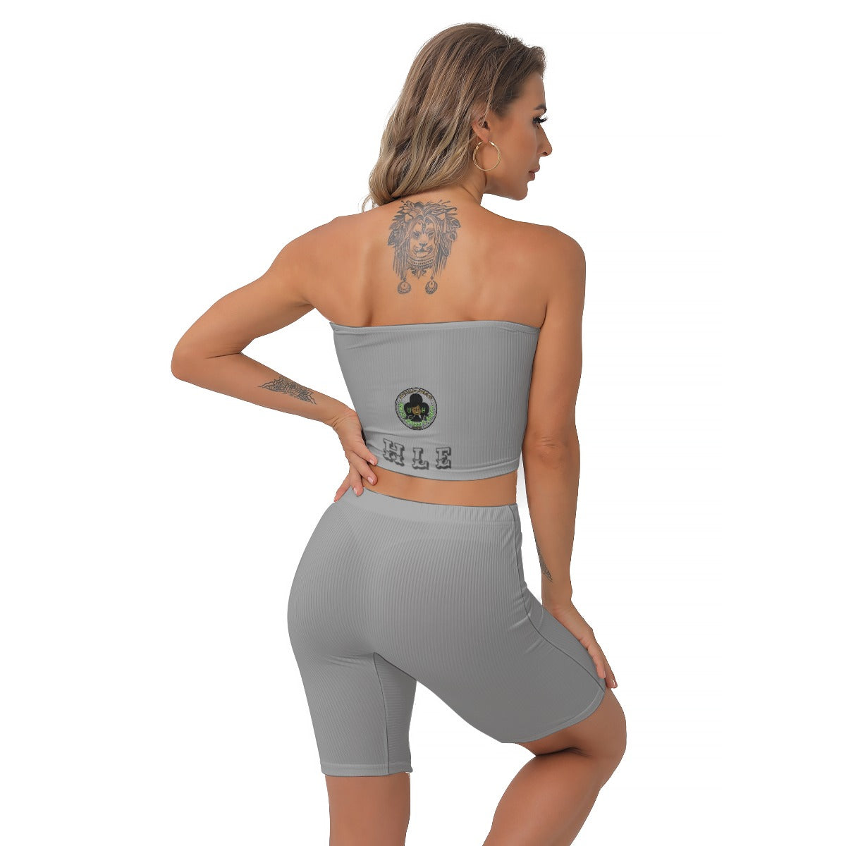 Women's Breast Wrap Shorts Suit