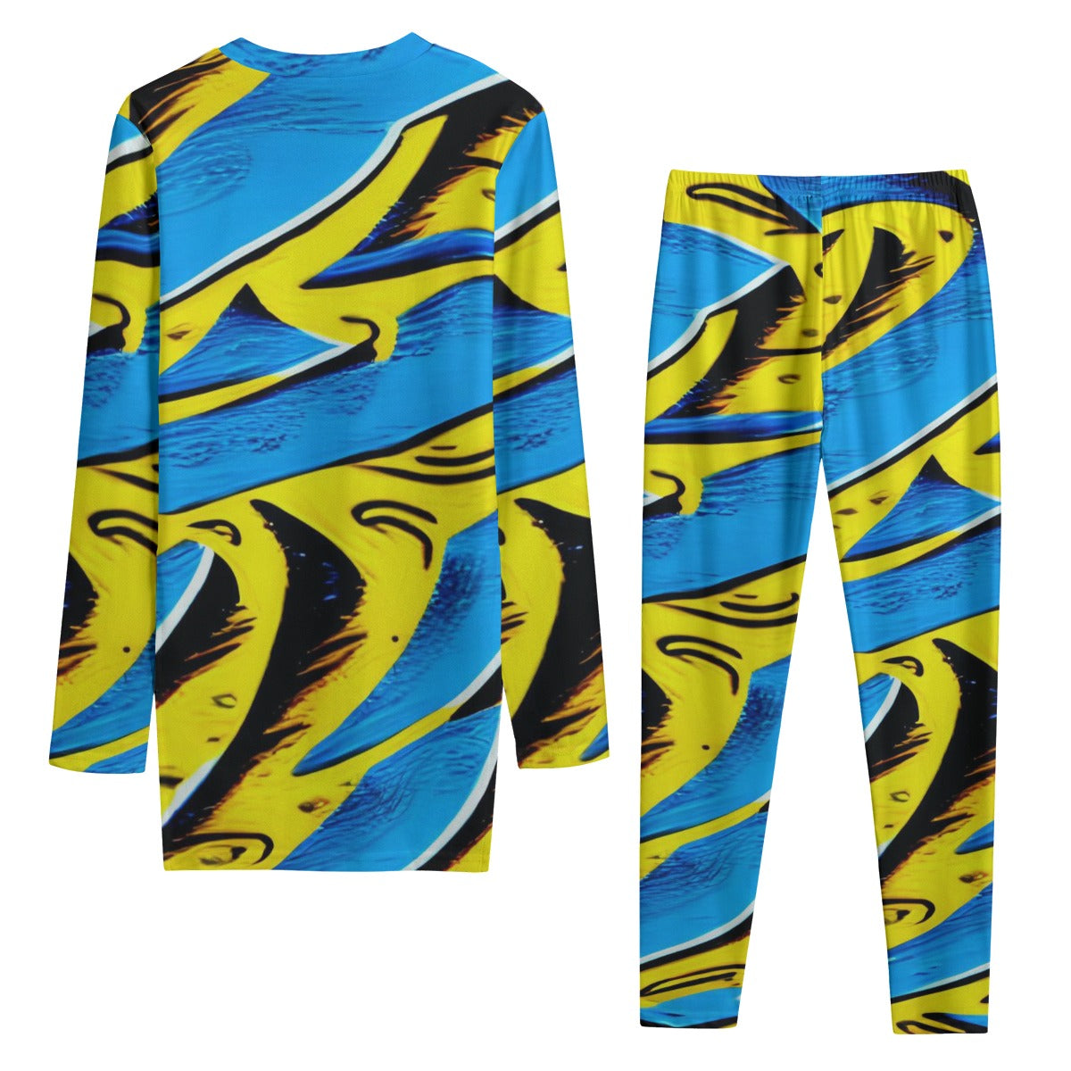 Women's Side Split T-shirt Set