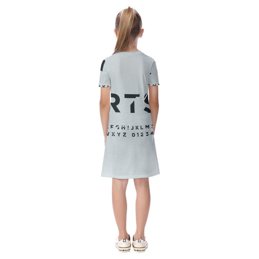 Vestido de manga corta para niños