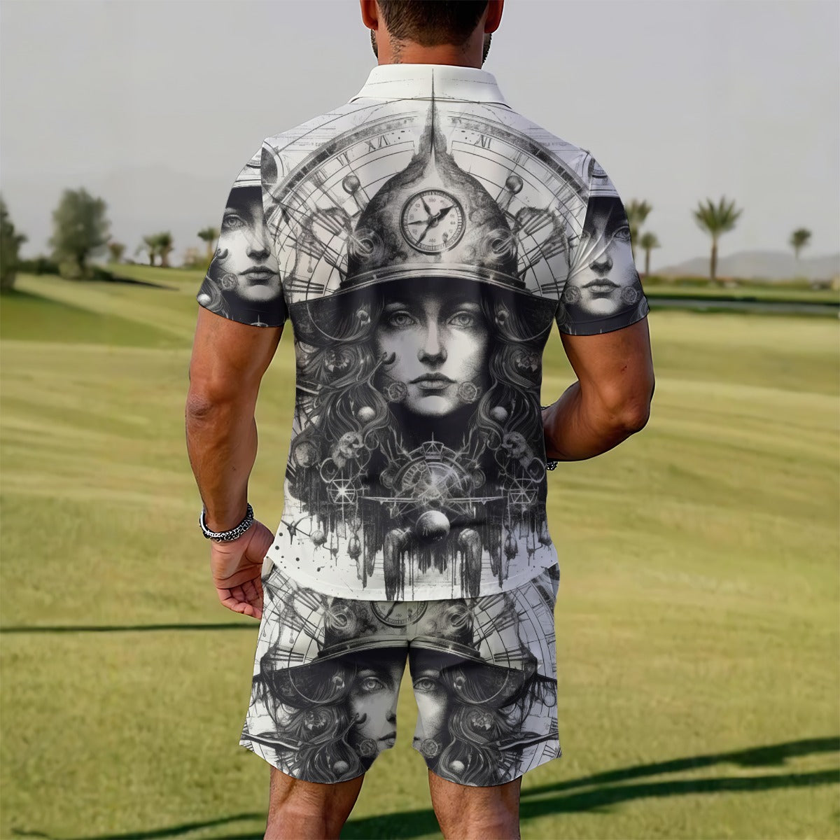 Conjunto deportivo de polo para hombre