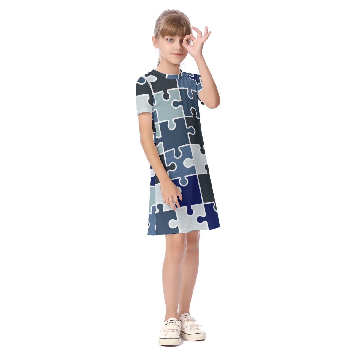 Kid's Short Sleeve Dress