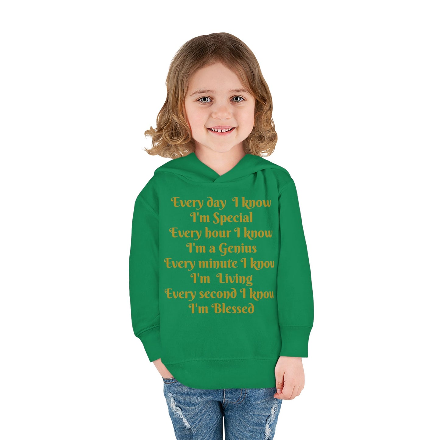 HLE Toddler Fleece Hoodie - Inspirational Design