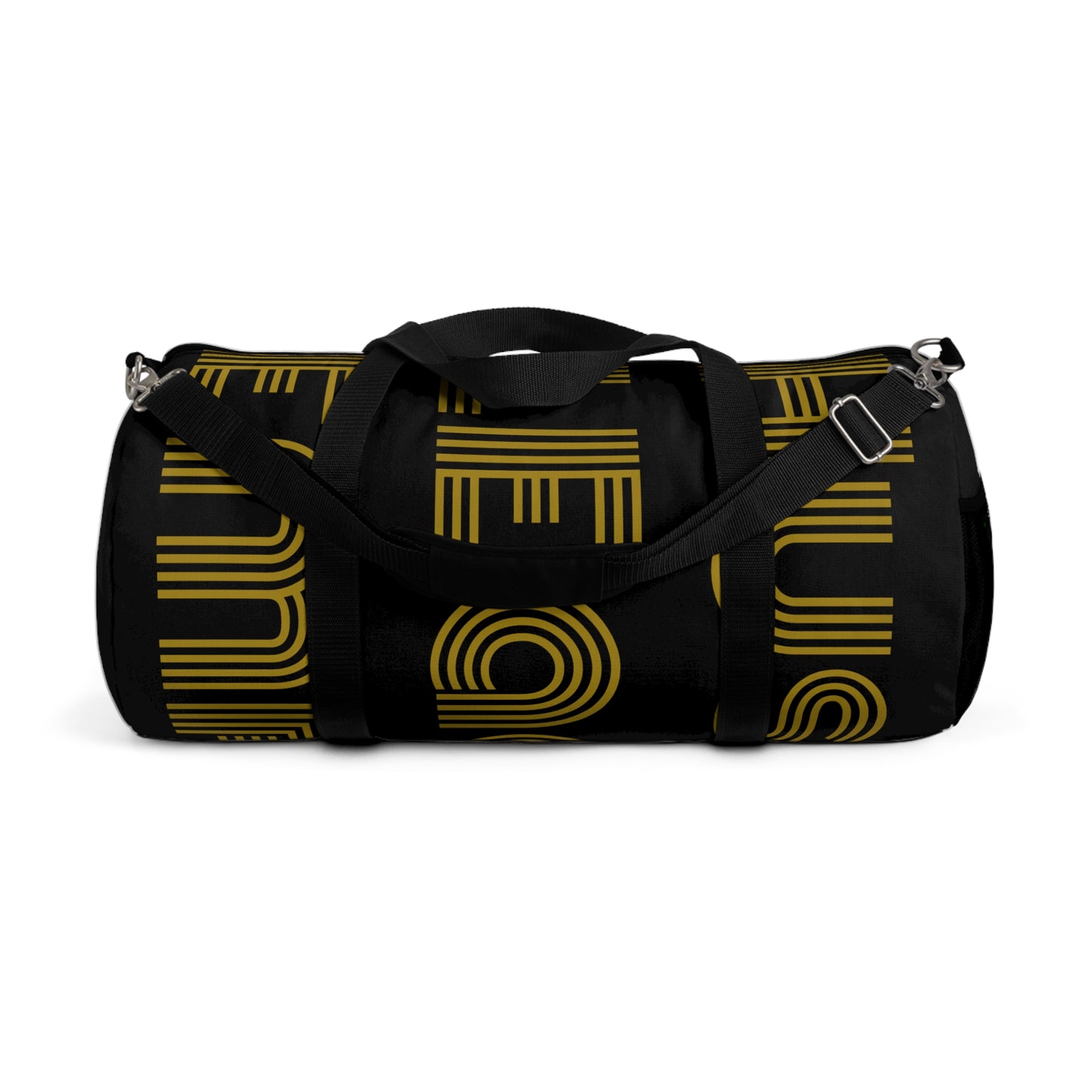 HLE Black Duffel Bag- Perfect for Travel and Gym