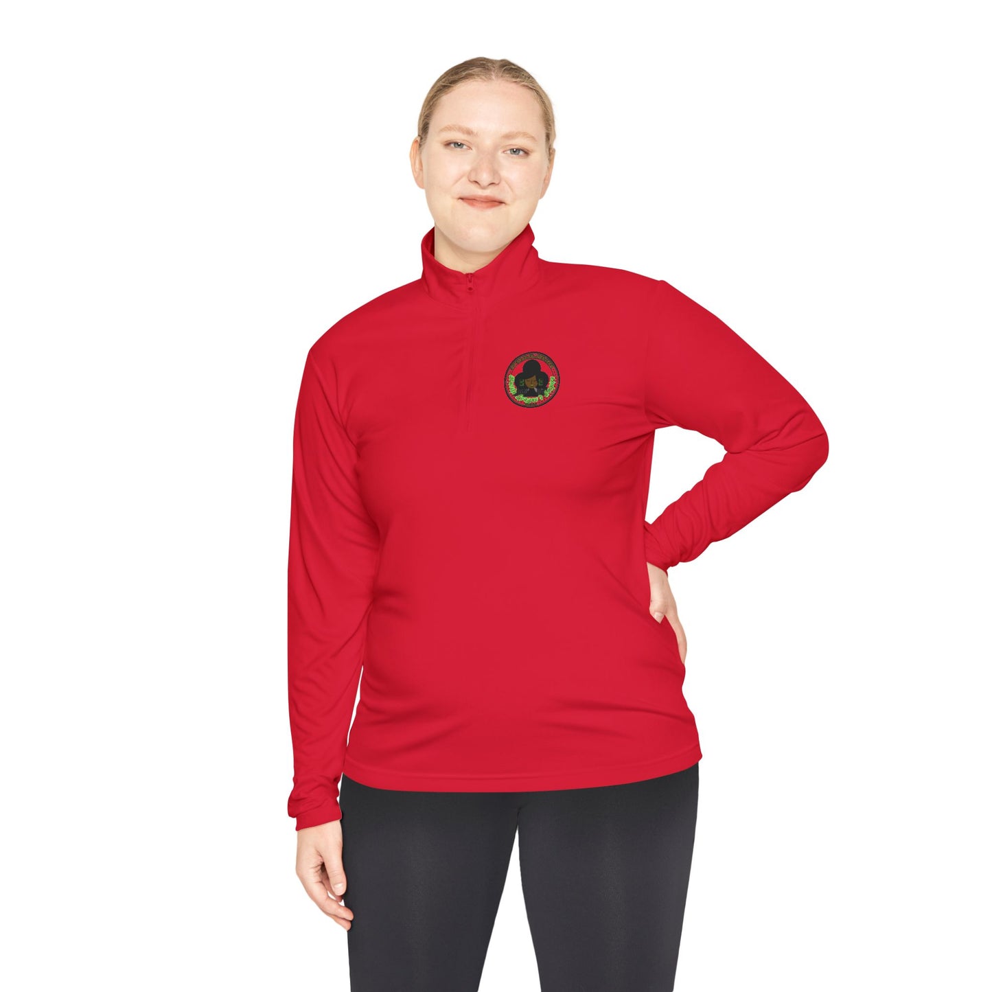 HLE Unisex Quarter-Zip Pullover - Motivational Activewear for Go-Getters