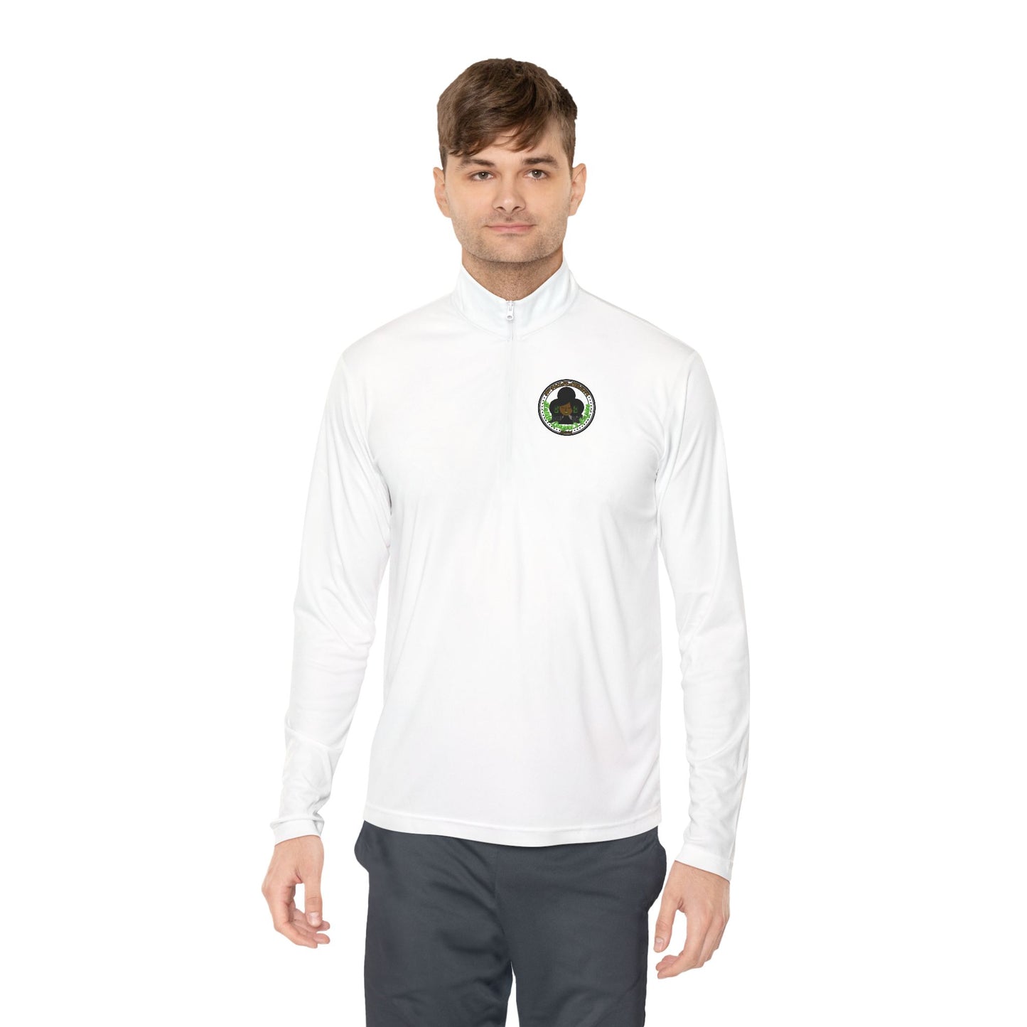 HLE Unisex Quarter-Zip Pullover - Motivational Activewear for Go-Getters