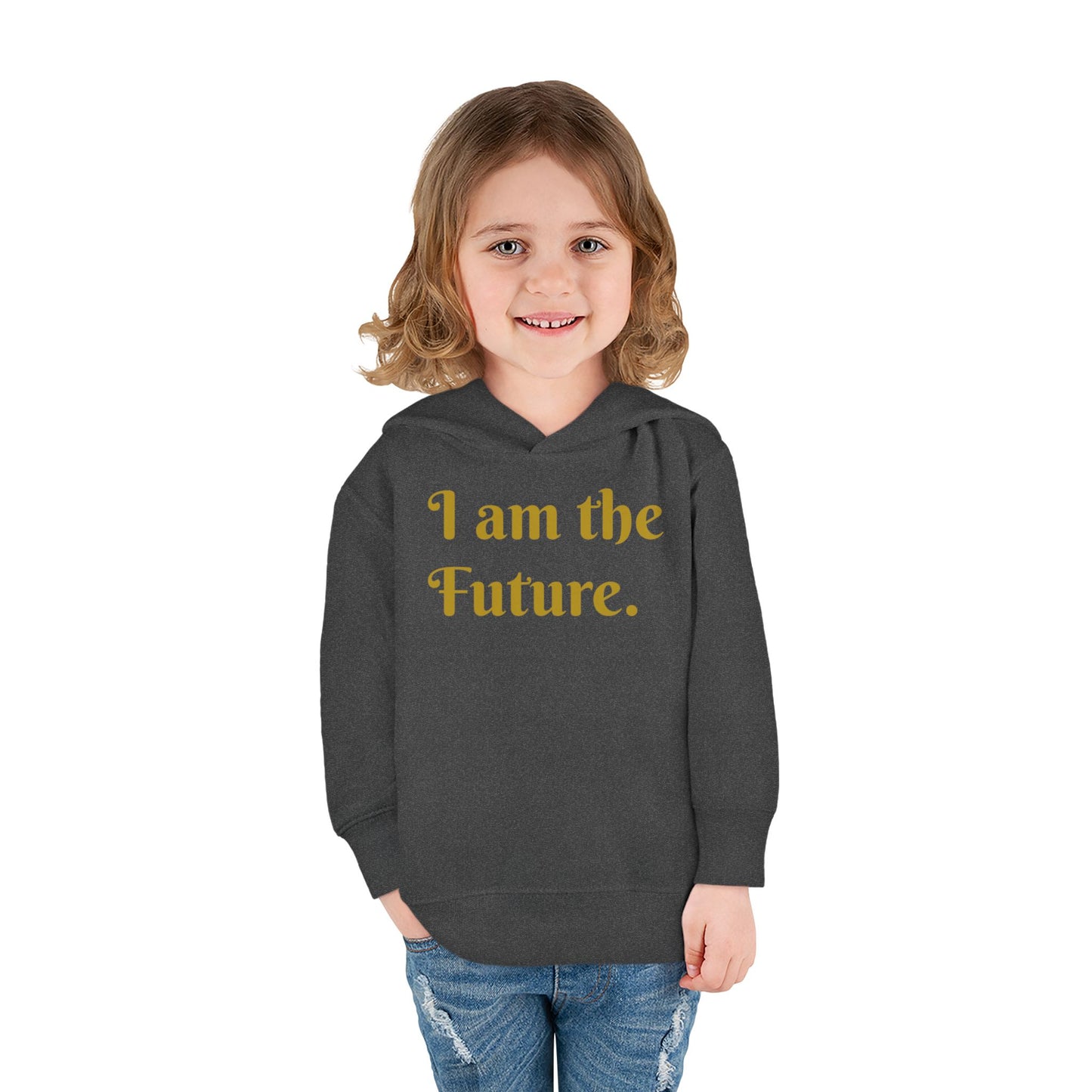 HLE Toddler Fleece Hoodie - I Am the Future & Hustle's League Design