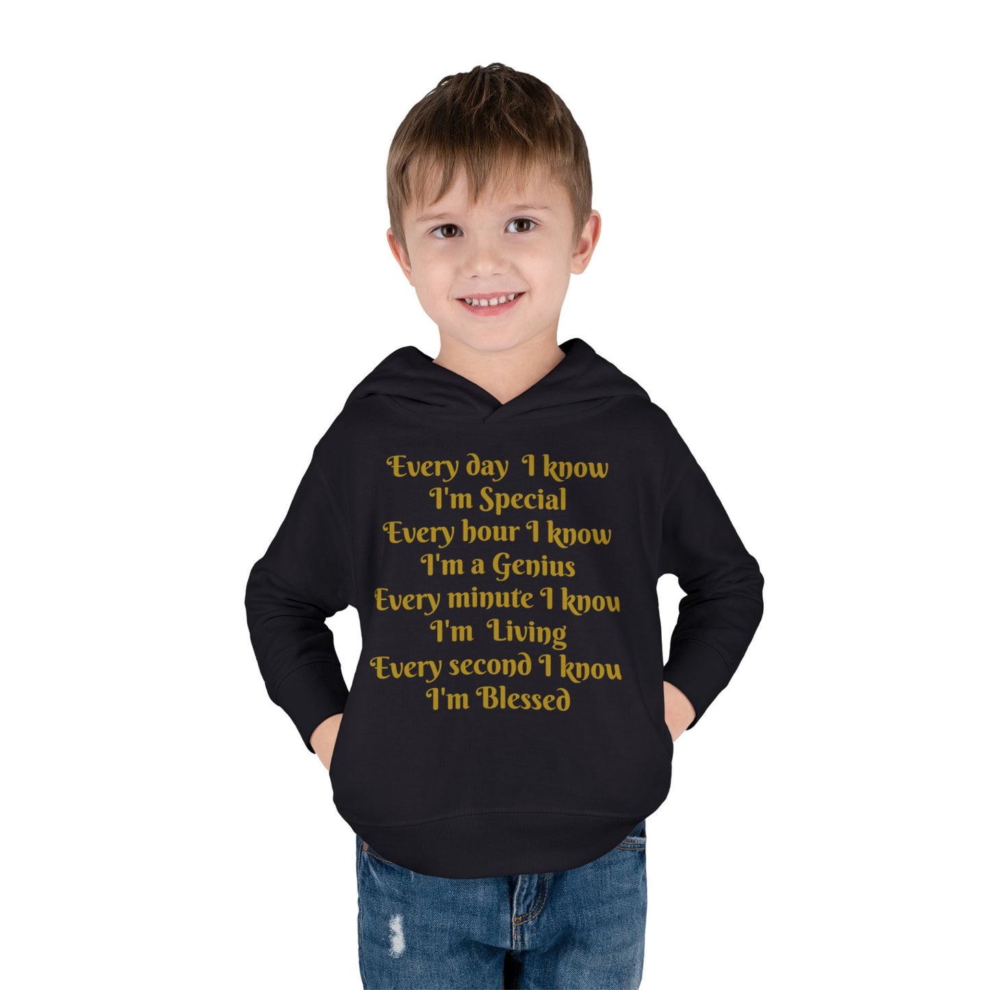 HLE Toddler Fleece Hoodie - Inspirational Design
