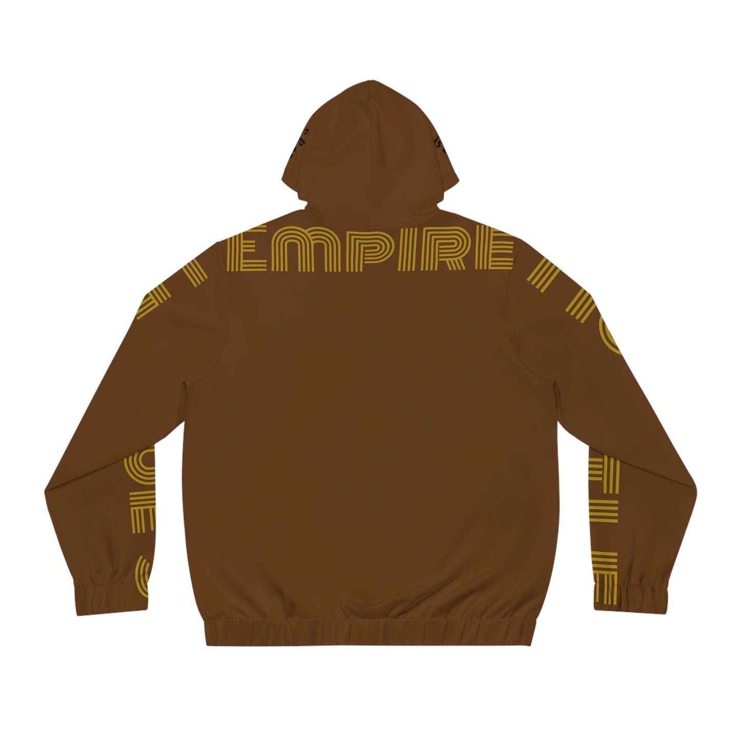 Brown Full-Zip Hoodie for Men