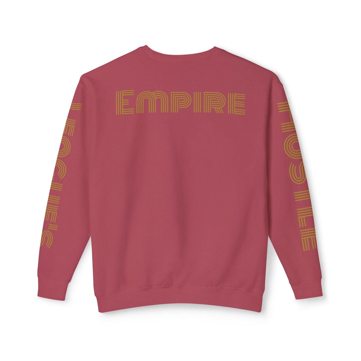 Unisex Lightweight Crewneck Sweatshirt - 'Empire Hustle' Urban Art Design