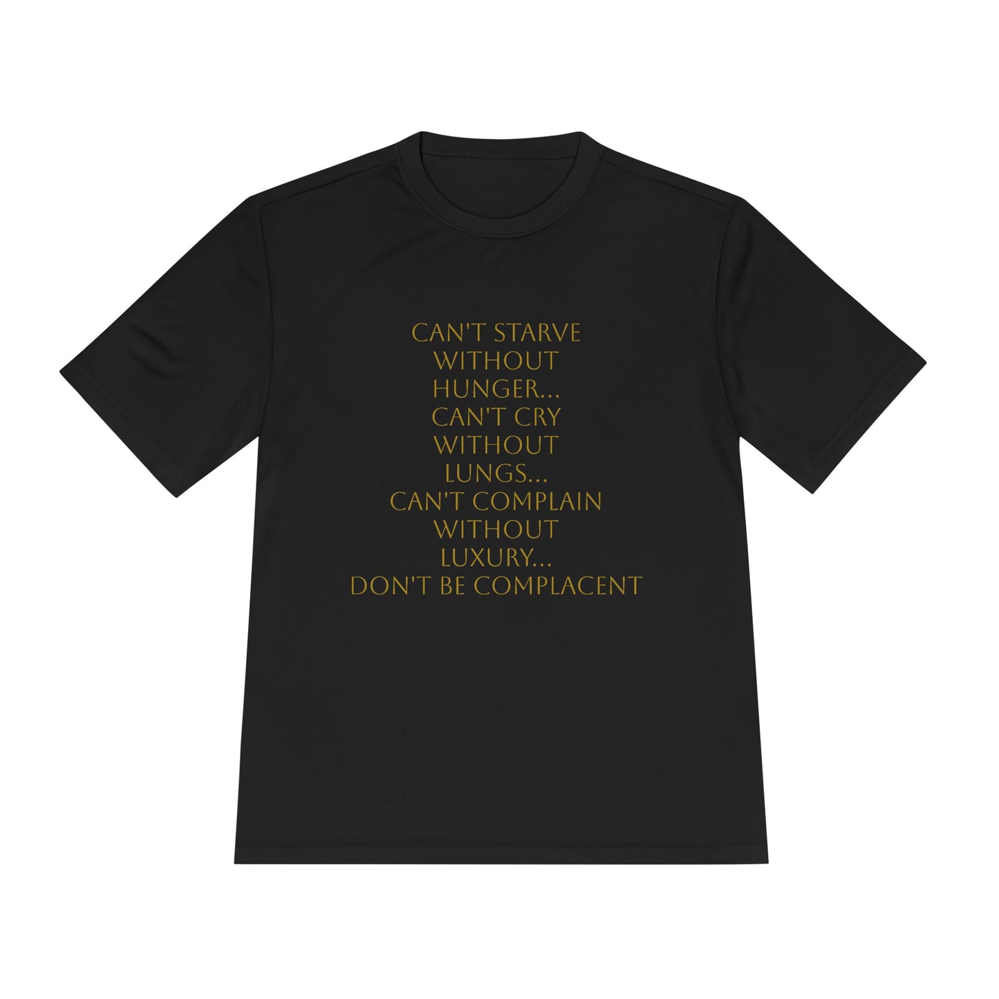Camiseta unisex absorbente de humedad HLE - Camiseta con cita inspiradora