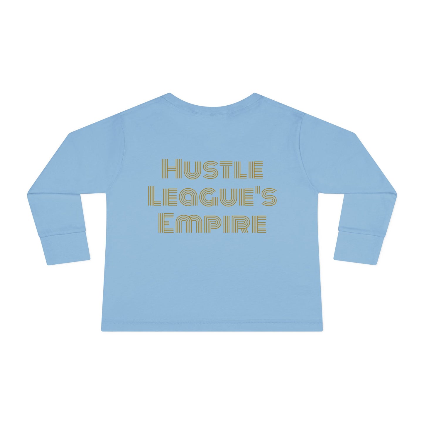 Camiseta de manga larga para niños pequeños: "El futuro está aquí" y "El imperio de la Hustle League"