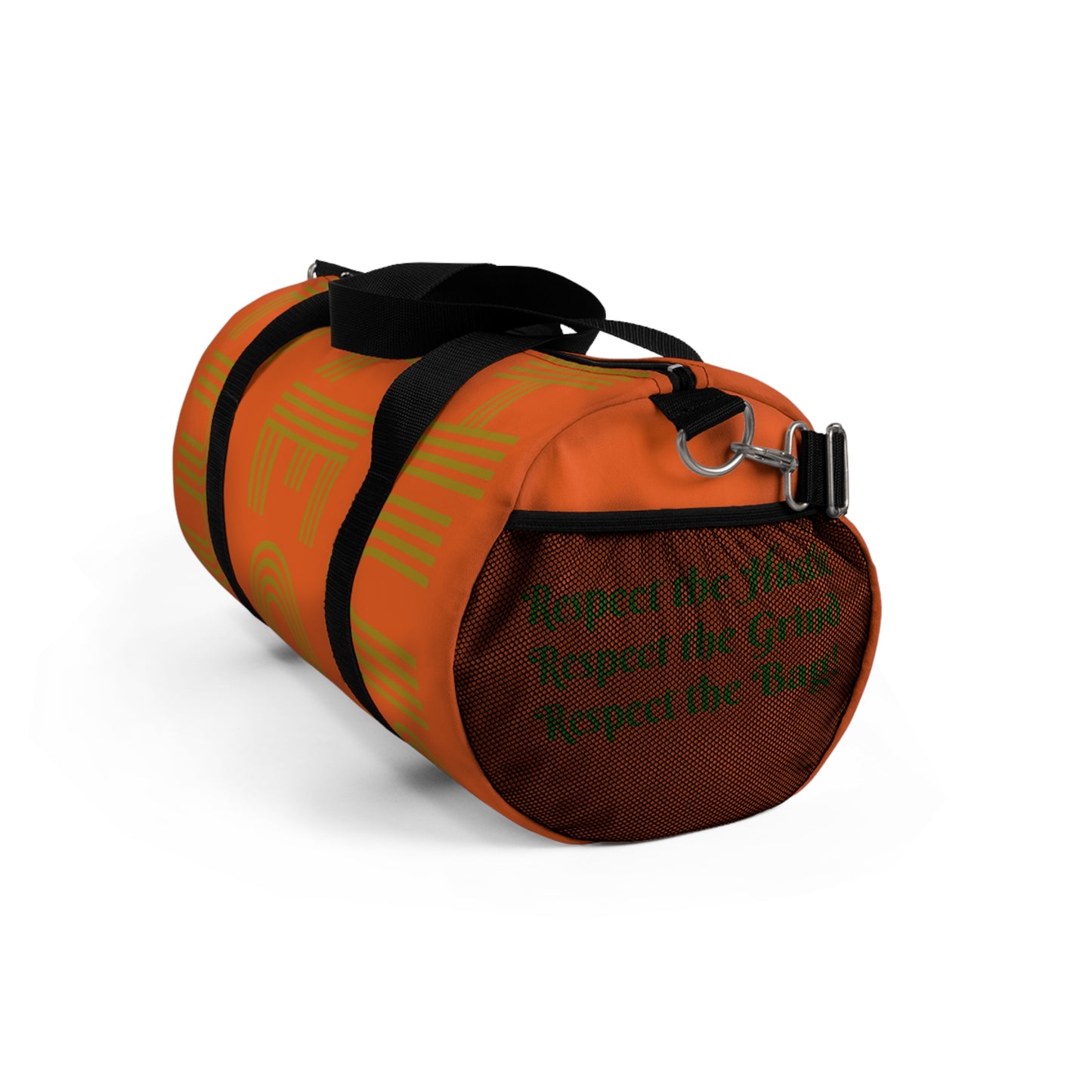 Orange Duffel Bag- Perfect for Travel and Gym