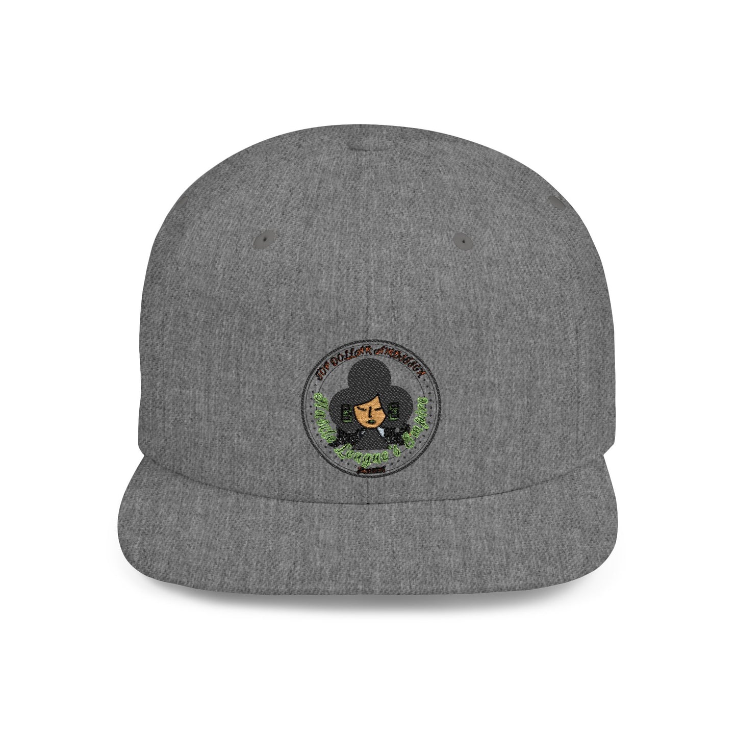 HLE Flat Bill Snapback Hat - Stylish, Trendy Cap for Everyday Wear