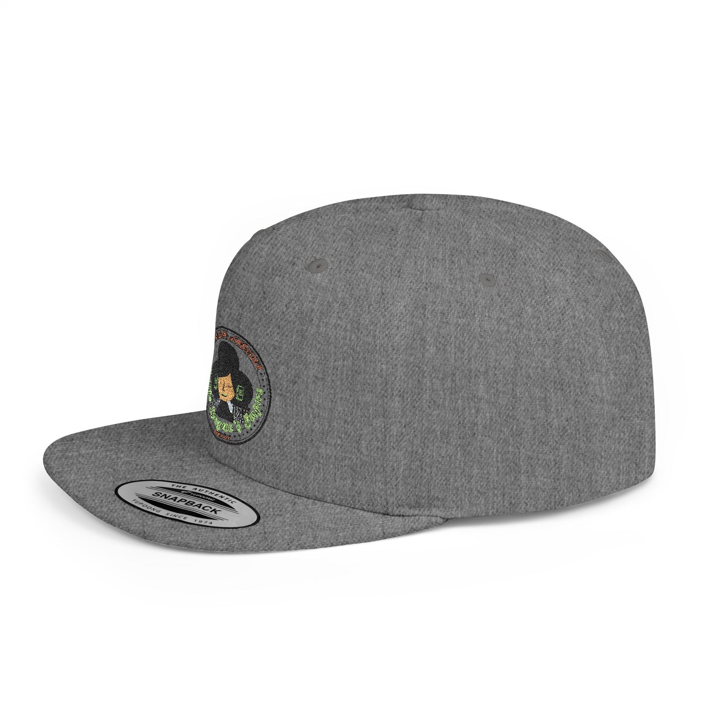 HLE Flat Bill Snapback Hat - Stylish, Trendy Cap for Everyday Wear