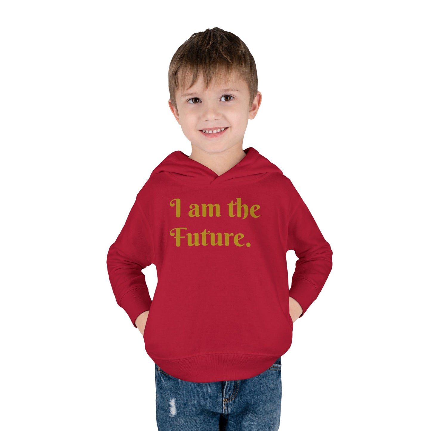 HLE Toddler Fleece Hoodie - I Am the Future & Hustle's League Design