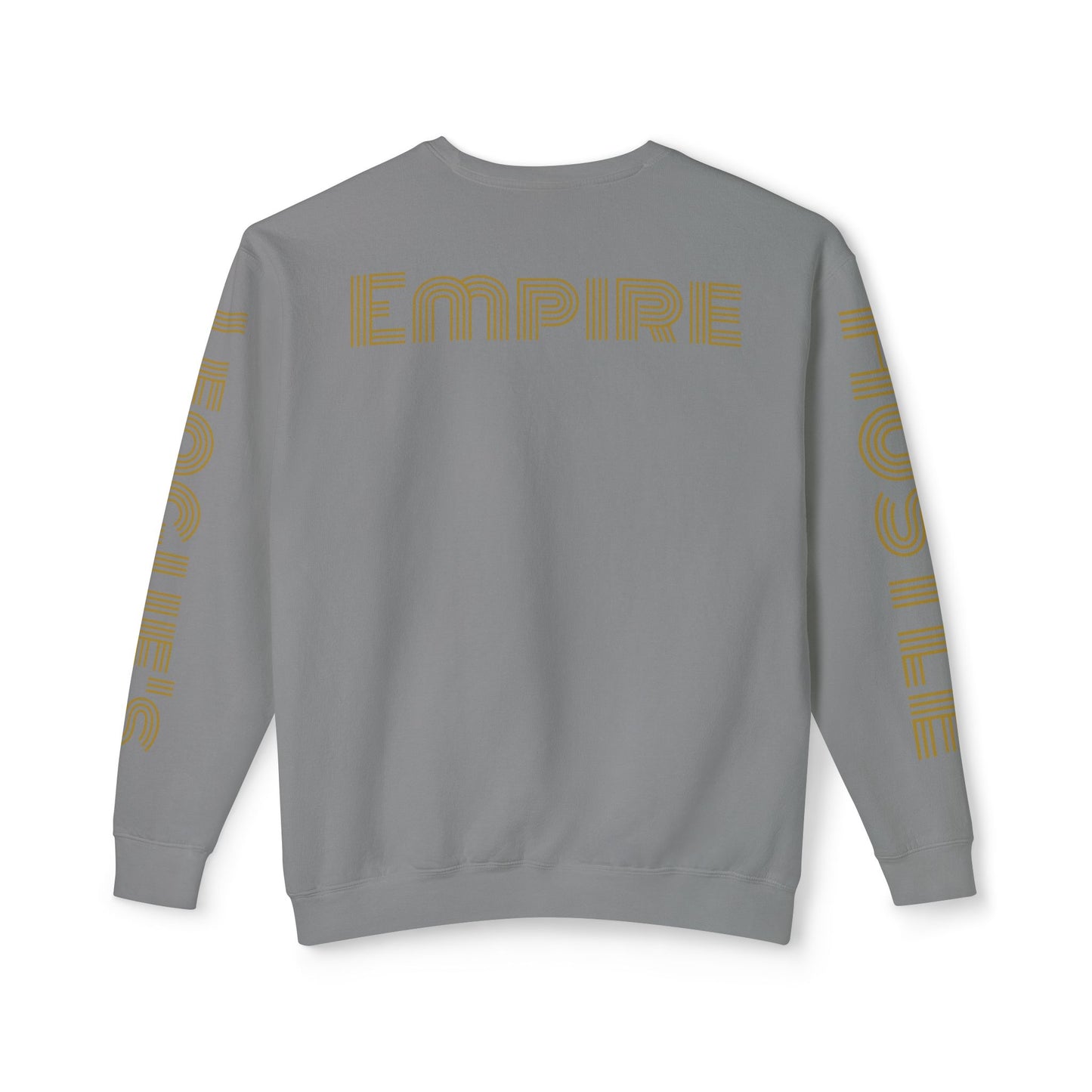Unisex Lightweight Crewneck Sweatshirt - 'Empire Hustle' Urban Art Design